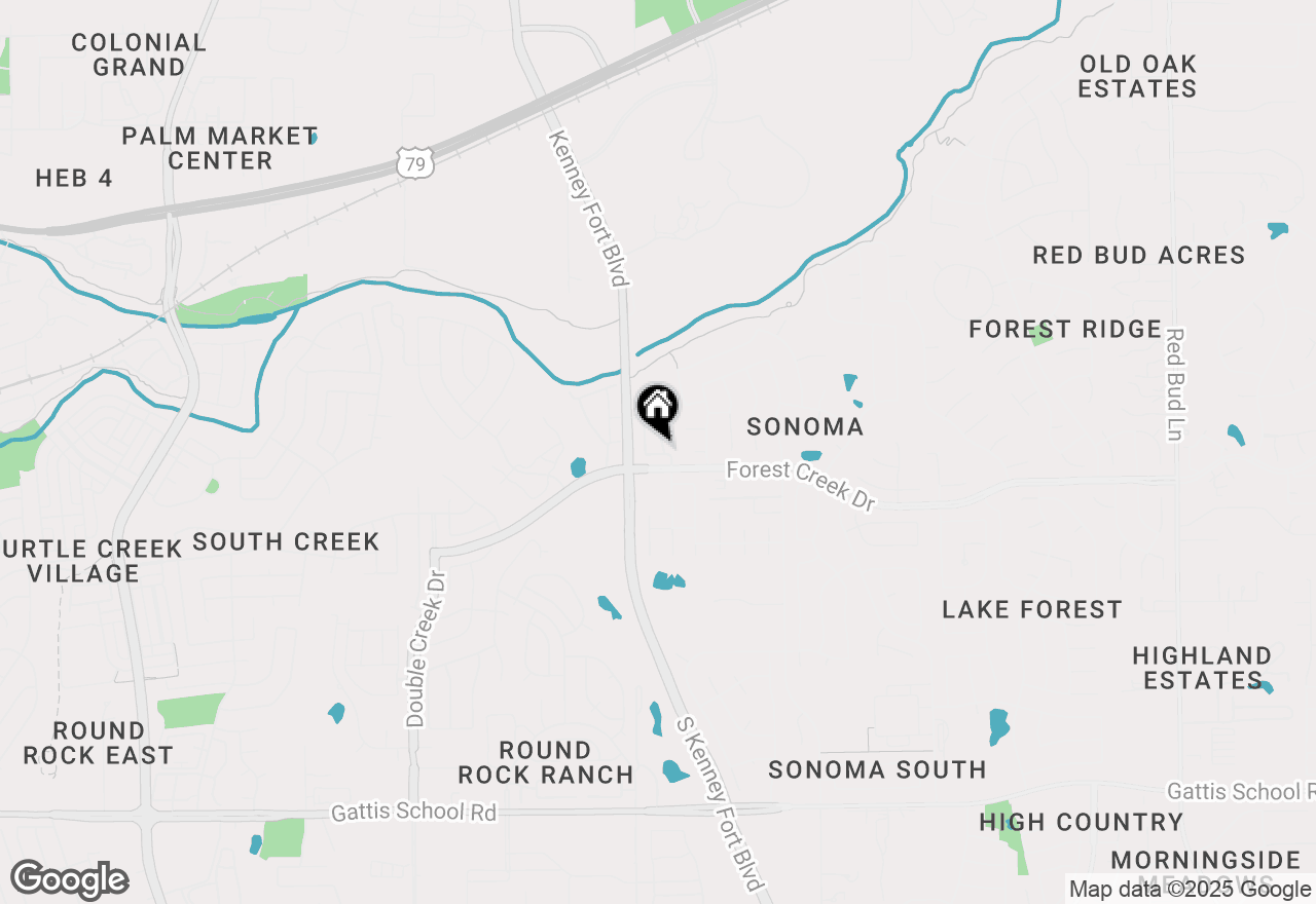 Map of 2500 Forest Creek Dr #2501, Round Rock, TX 78665