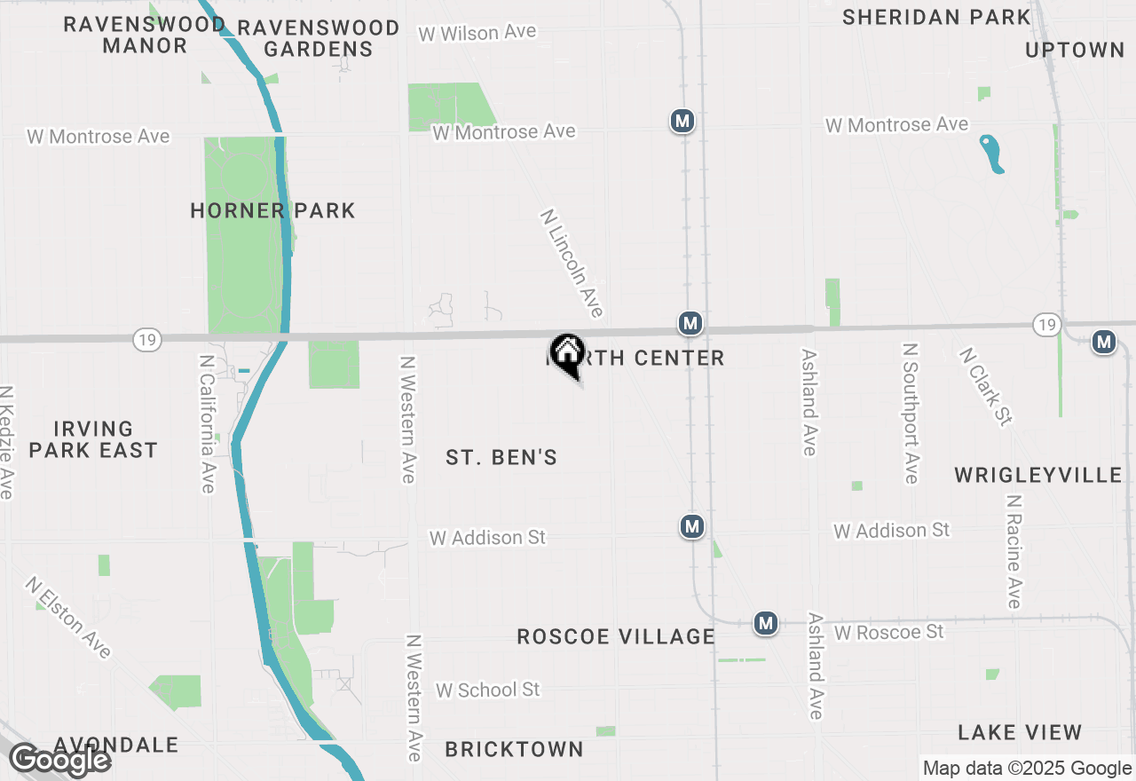 Map of 3855 N Hoyne Avenue, Chicago, IL 60618