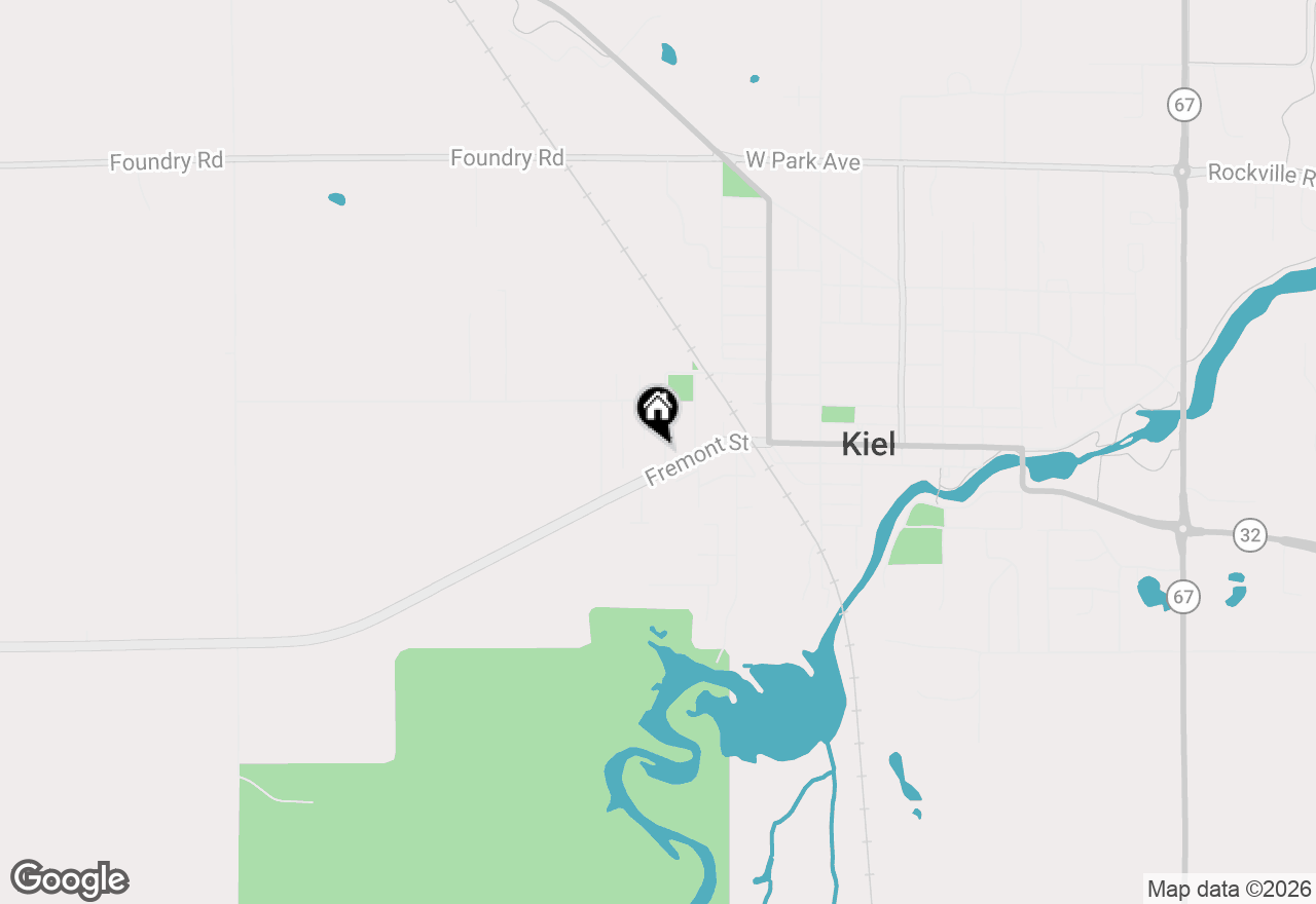 Map of 507 10th St, Kiel, WI 53042