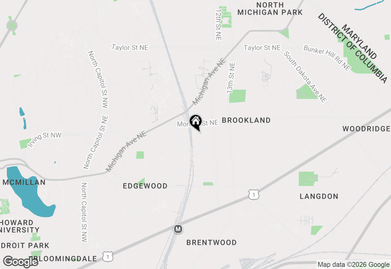 Map of 901 Lawrence Street Ne, Washington, DC 20017