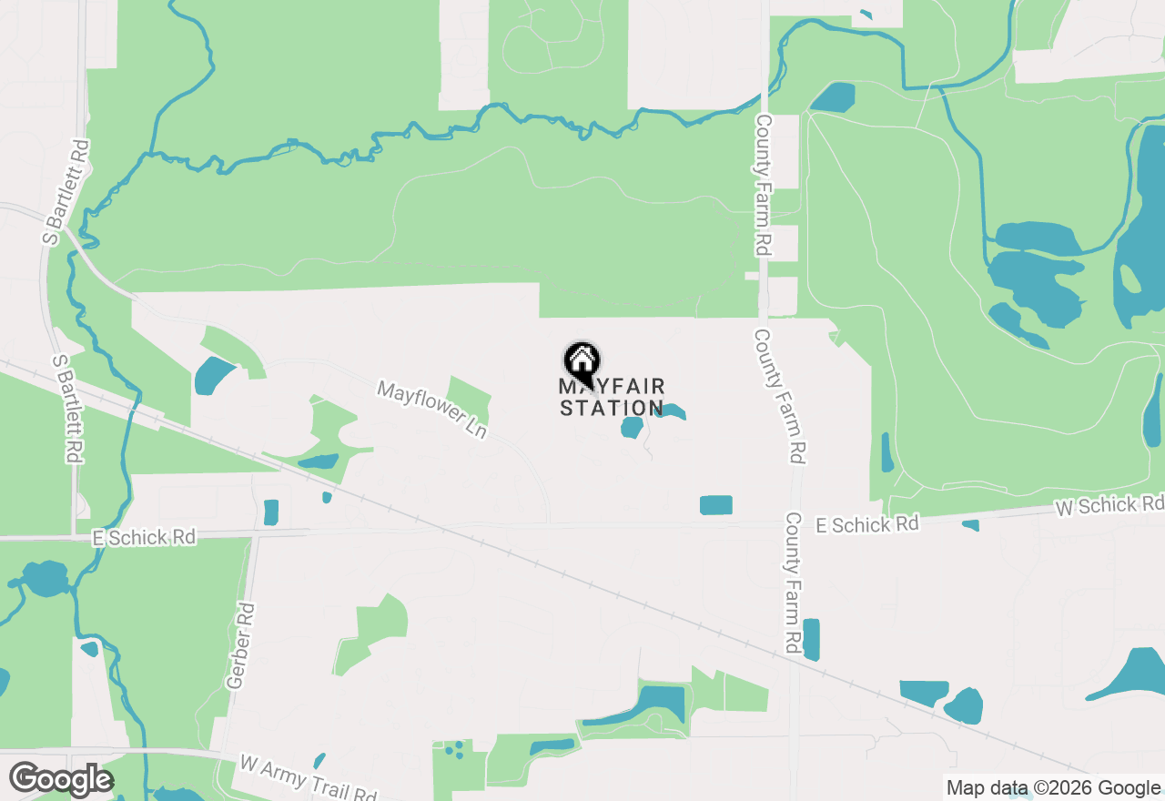 Map of 2174 Rob Roy Court, Hanover Park, IL 60133