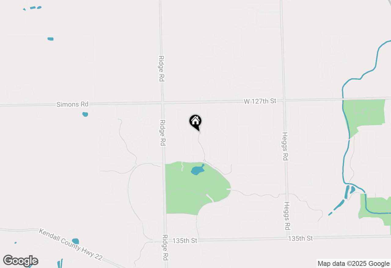 Map of 12801 Grande Poplar Circle, Plainfield, IL 60585