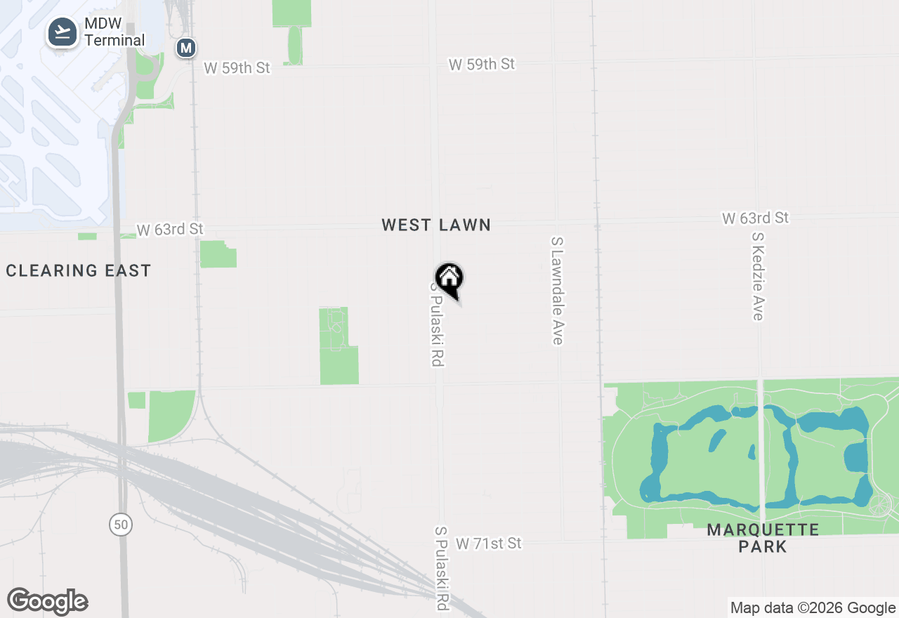 Map of 3947 W 65th Street, Chicago, IL 60629