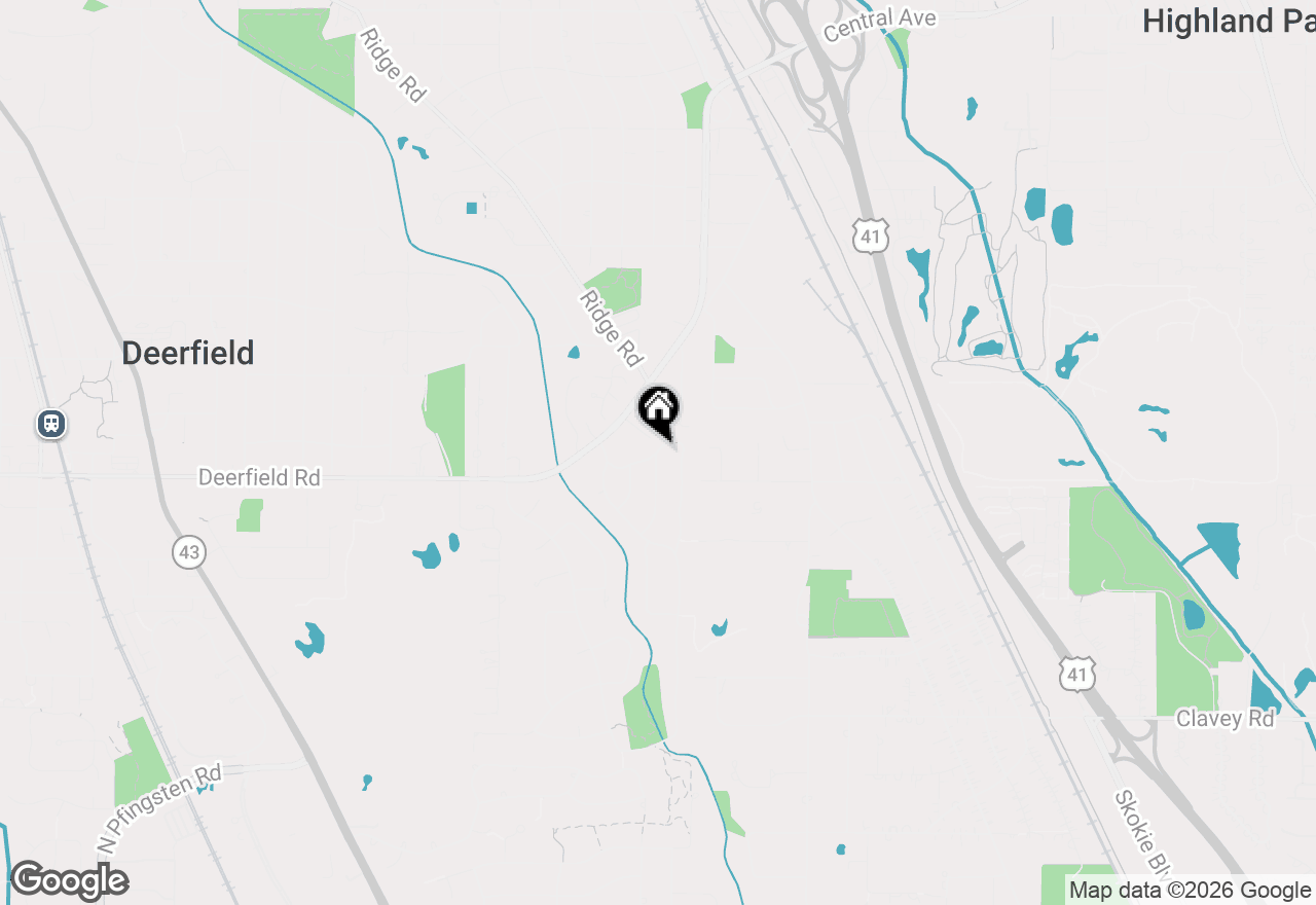 Map of 126 Millstone Road, Deerfield, IL 60015