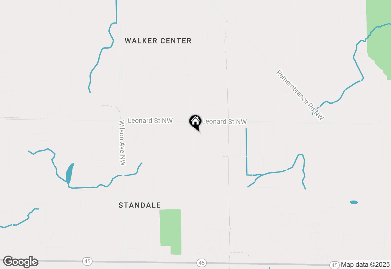 Map of 1128 Kinney Avenue Nw, Grand Rapids, MI 49534