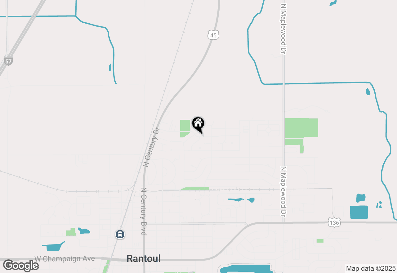 Map of 3100 N, Rantoul, IL 61866