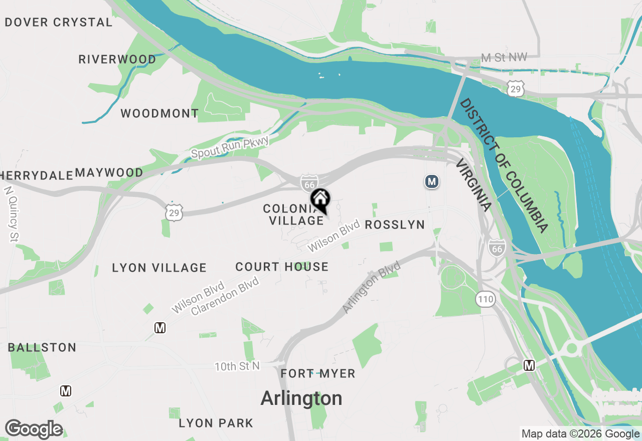 Map of 1758 N Rhodes Street #6-339, Arlington, VA 22201