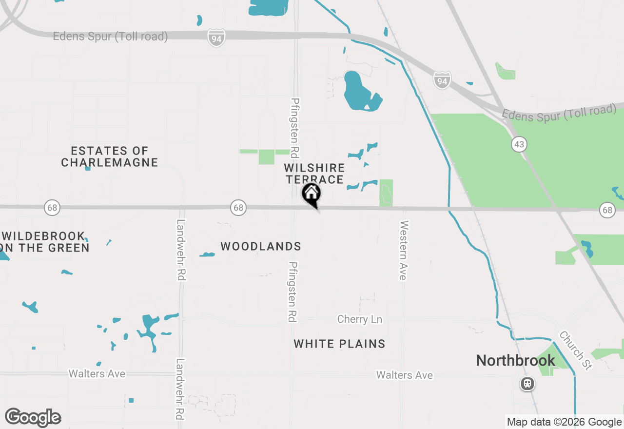 Map of 2720 Appletree Lane, Northbrook, IL 60062