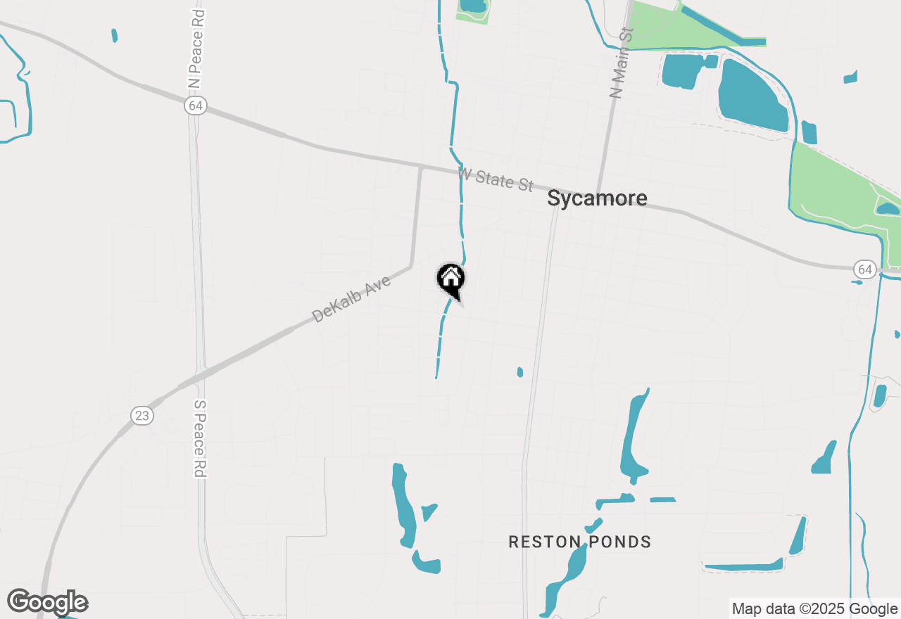 Map of 431 Edward Street, Sycamore, IL 60178