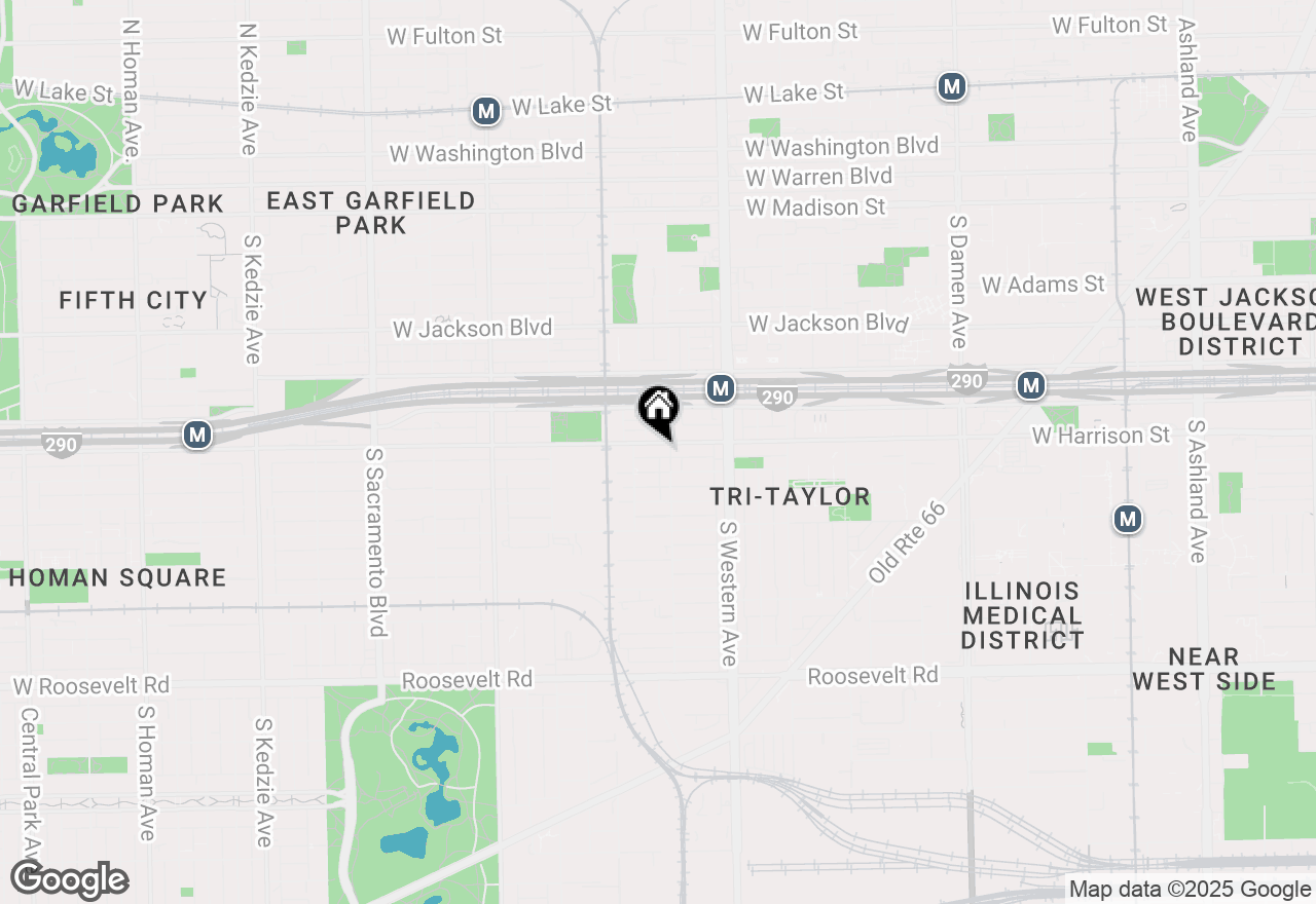 Map of 2515 W Harrison Street #1, Chicago, IL 60612