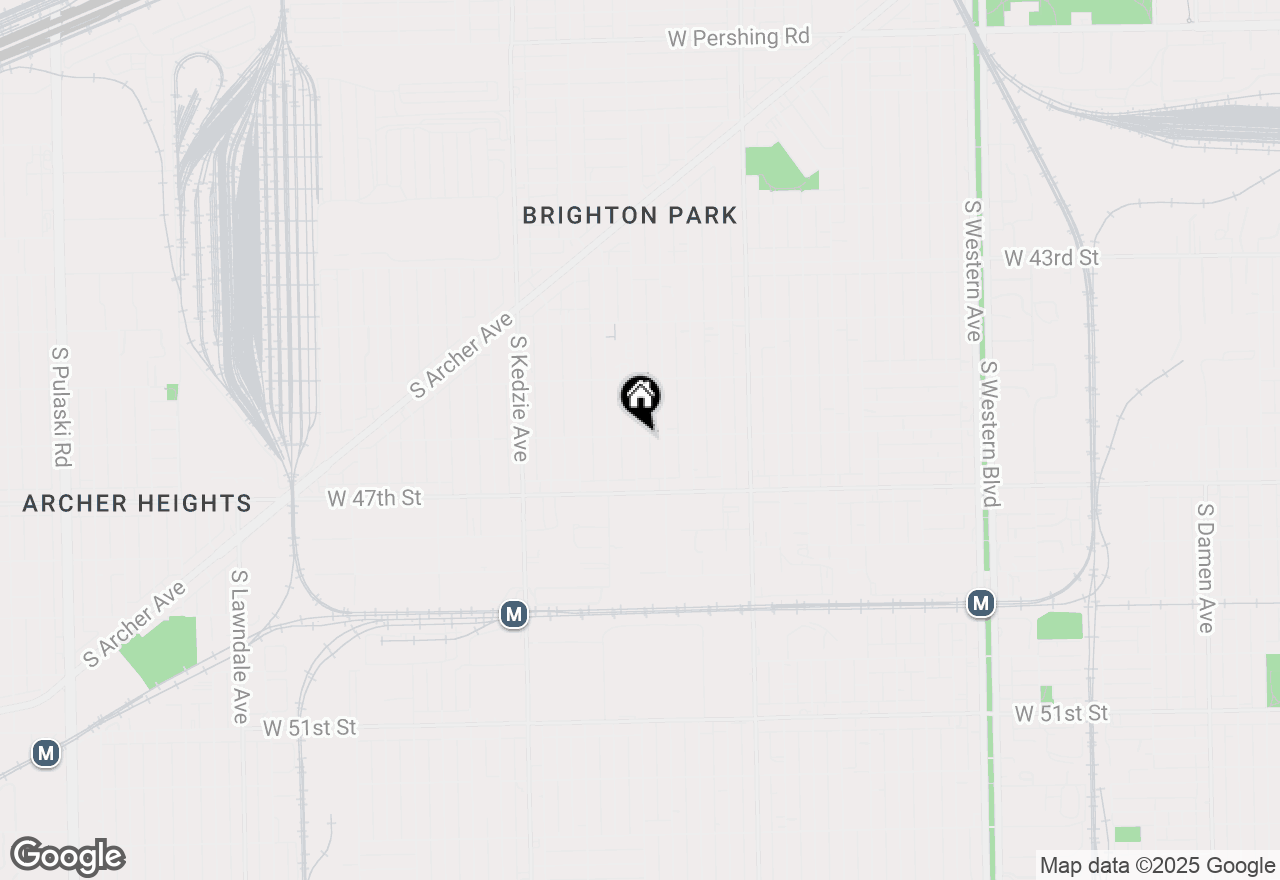 Map of 4603 S Sacramento Avenue, Chicago, IL 60632