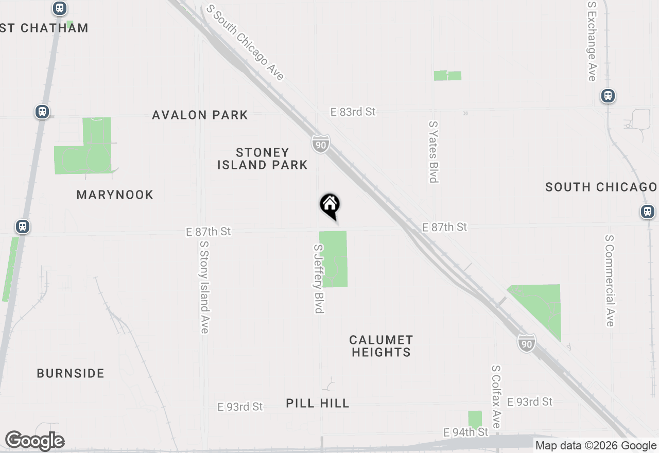 Map of 2014 E 87th Street, Chicago, IL 60617