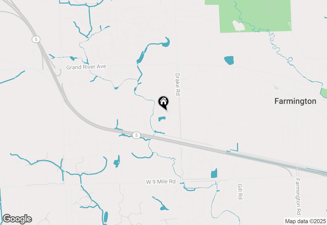 Map of 35509 Heritage Lane, Farmington, MI 48335