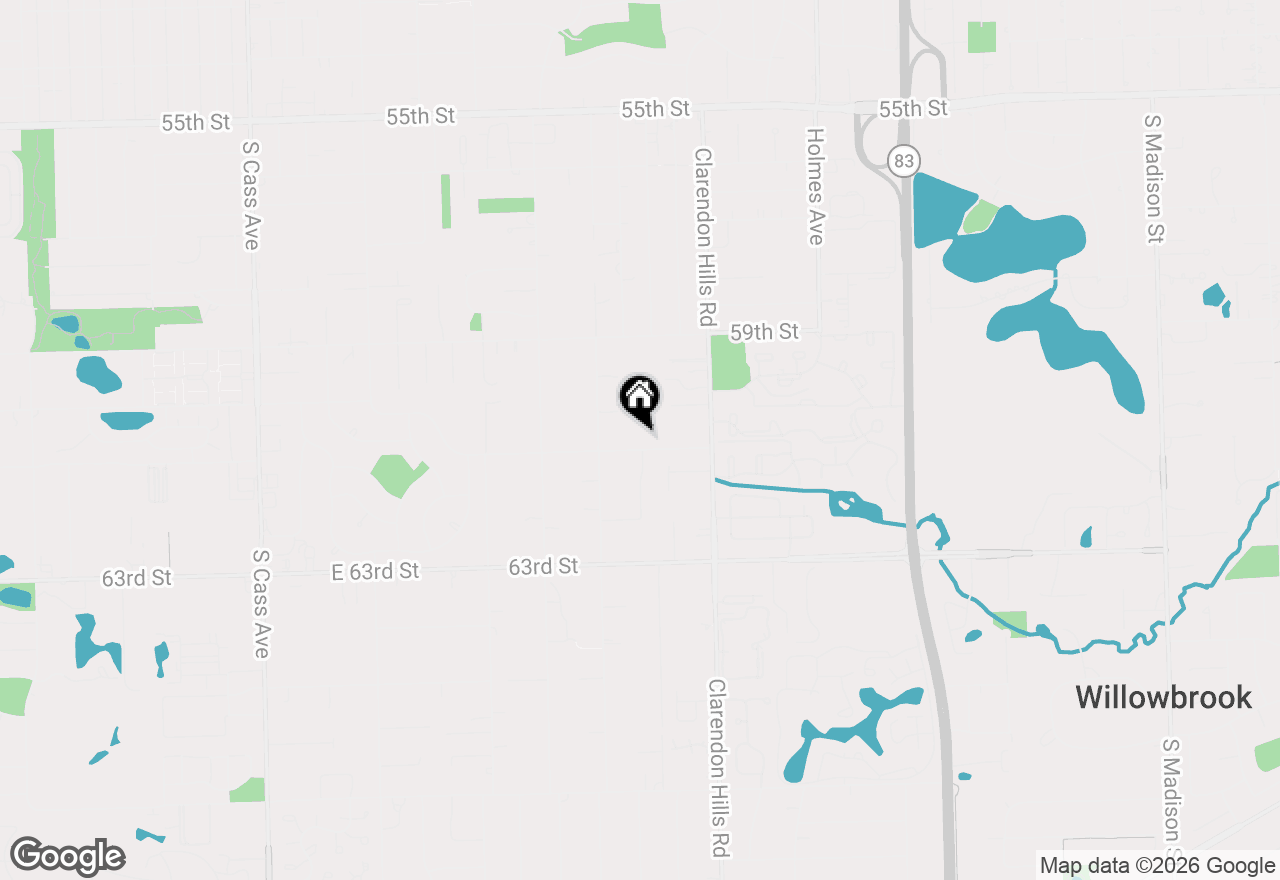 Map of 346 61st (lot 3) Street, Willowbrook, IL 60527
