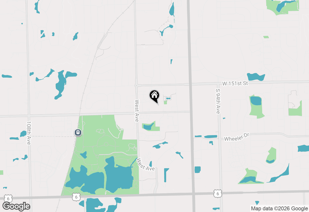 Map of 9865 Cordoba Court #3A, Orland Park, IL 60462