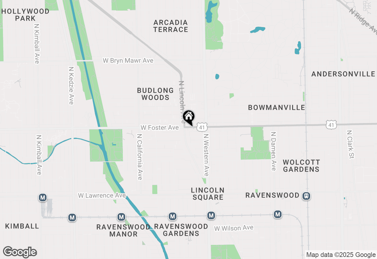 Map of 2463 W Foster Avenue #3, Chicago, IL 60625