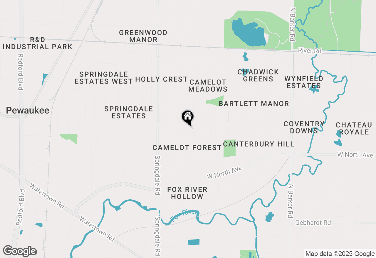 Map of 2480 Lionel Ct, Brookfield, WI 53045