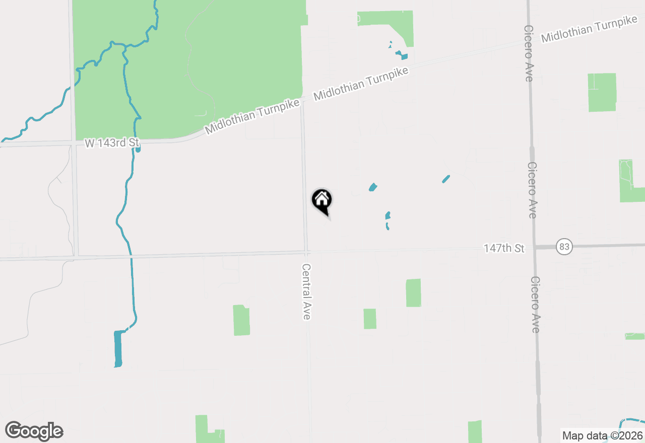 Map of 14524 Walden Court #M2, Oak Forest, IL 60452