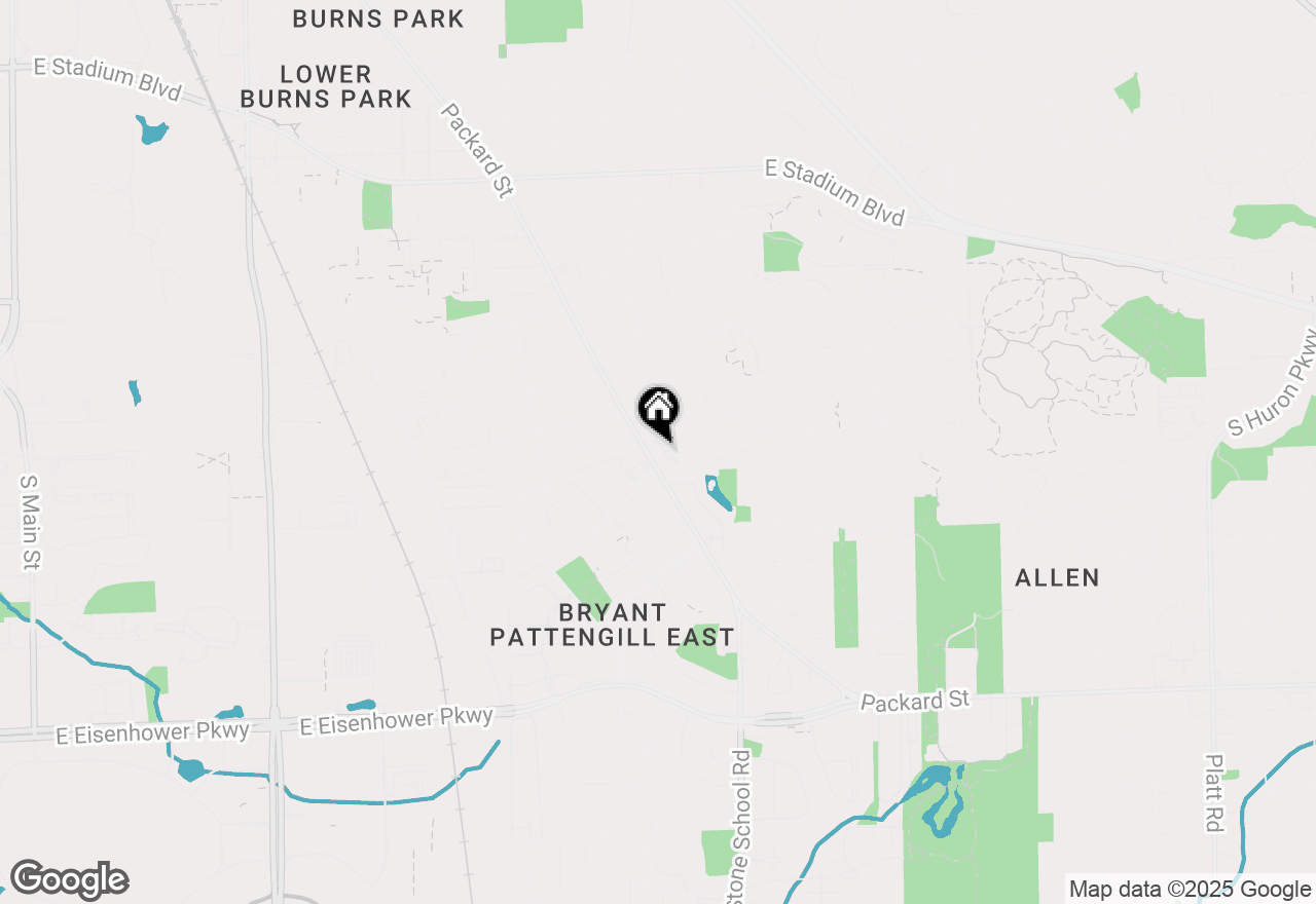 Map of 2423 Mulberry Court, Ann Arbor, MI 48104