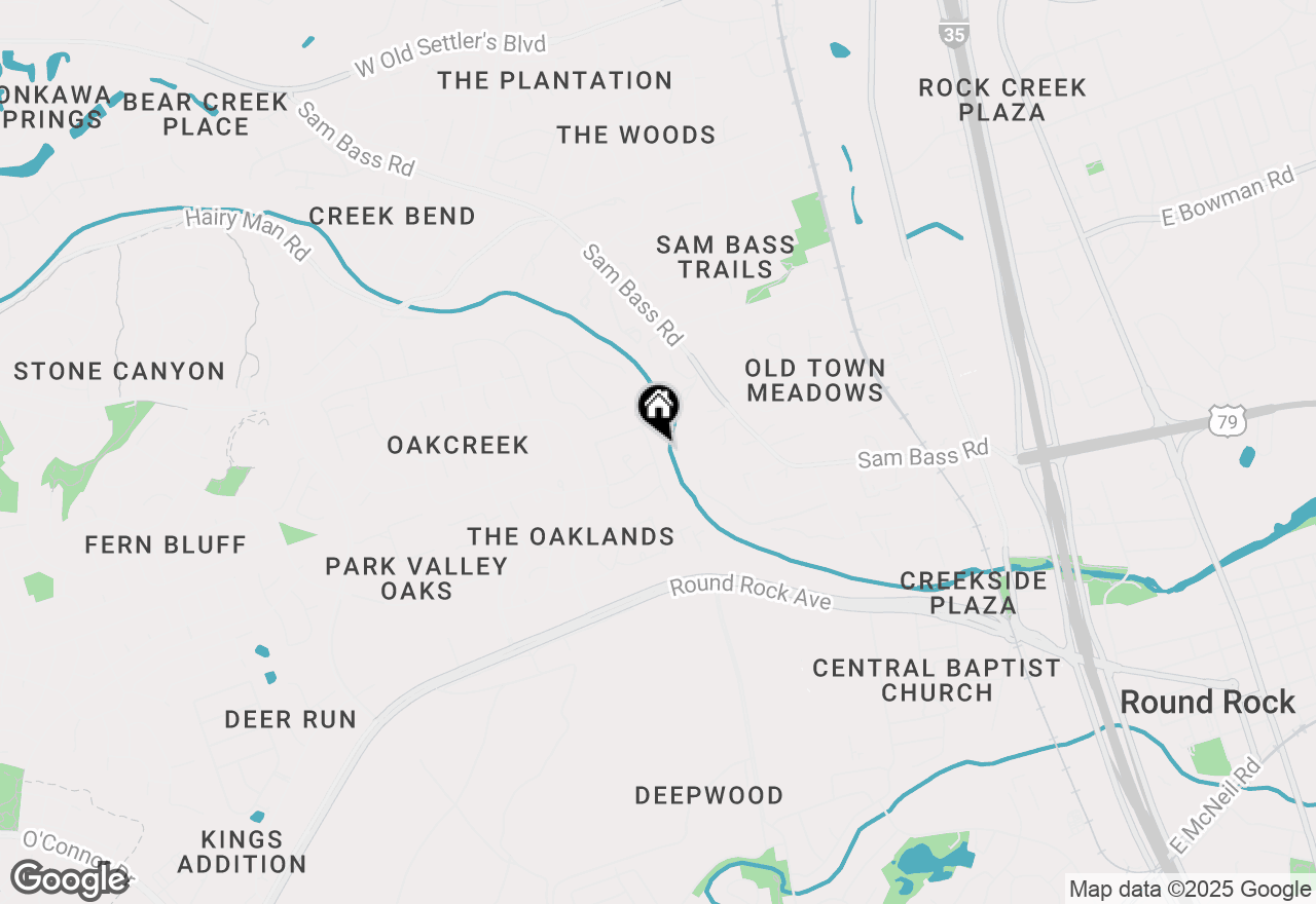 Map of 944 Blue Spring Cir, Round Rock, TX 78681