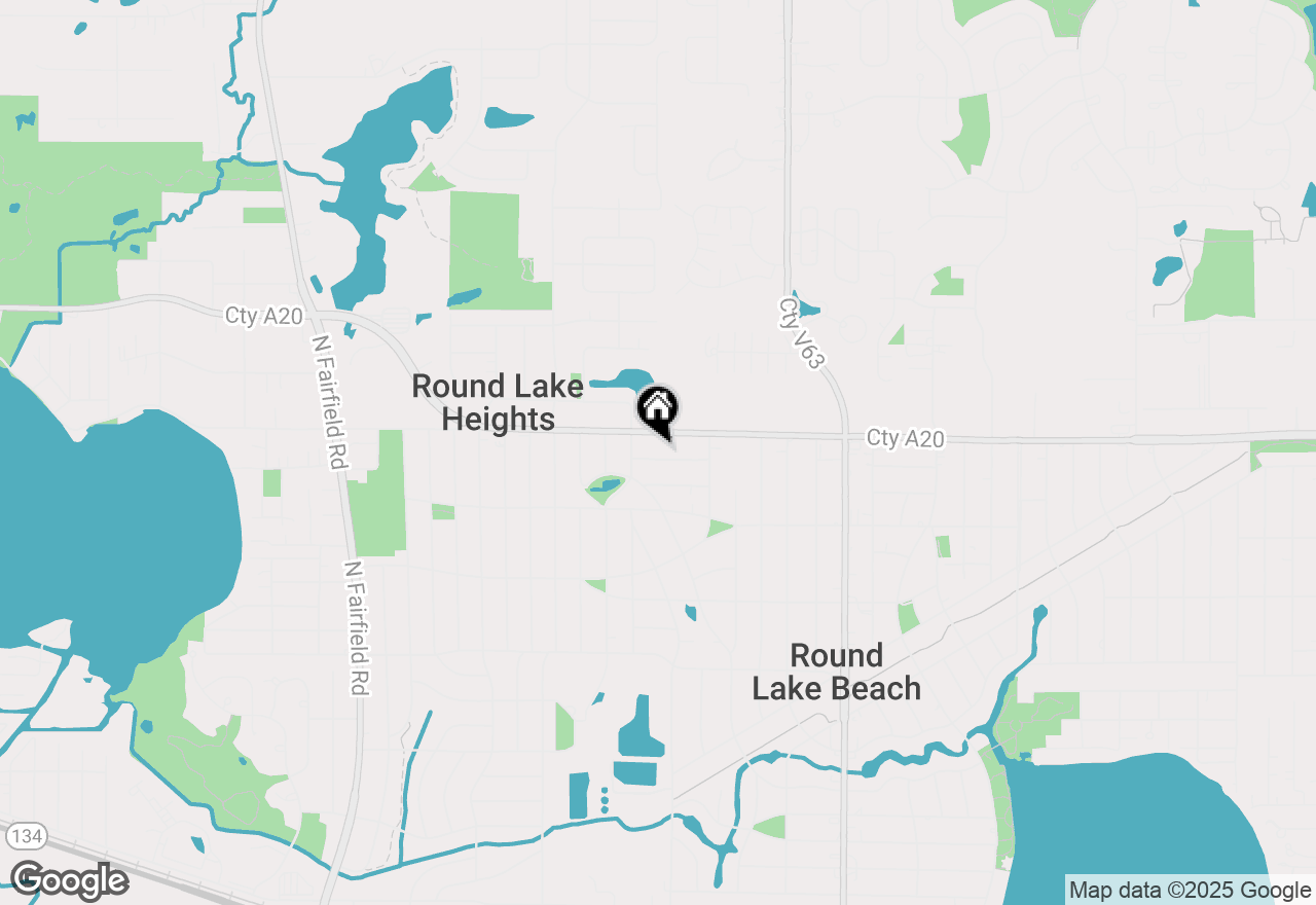 Map of 608 W Pheasant Court, Round Lake Beach, IL 60073