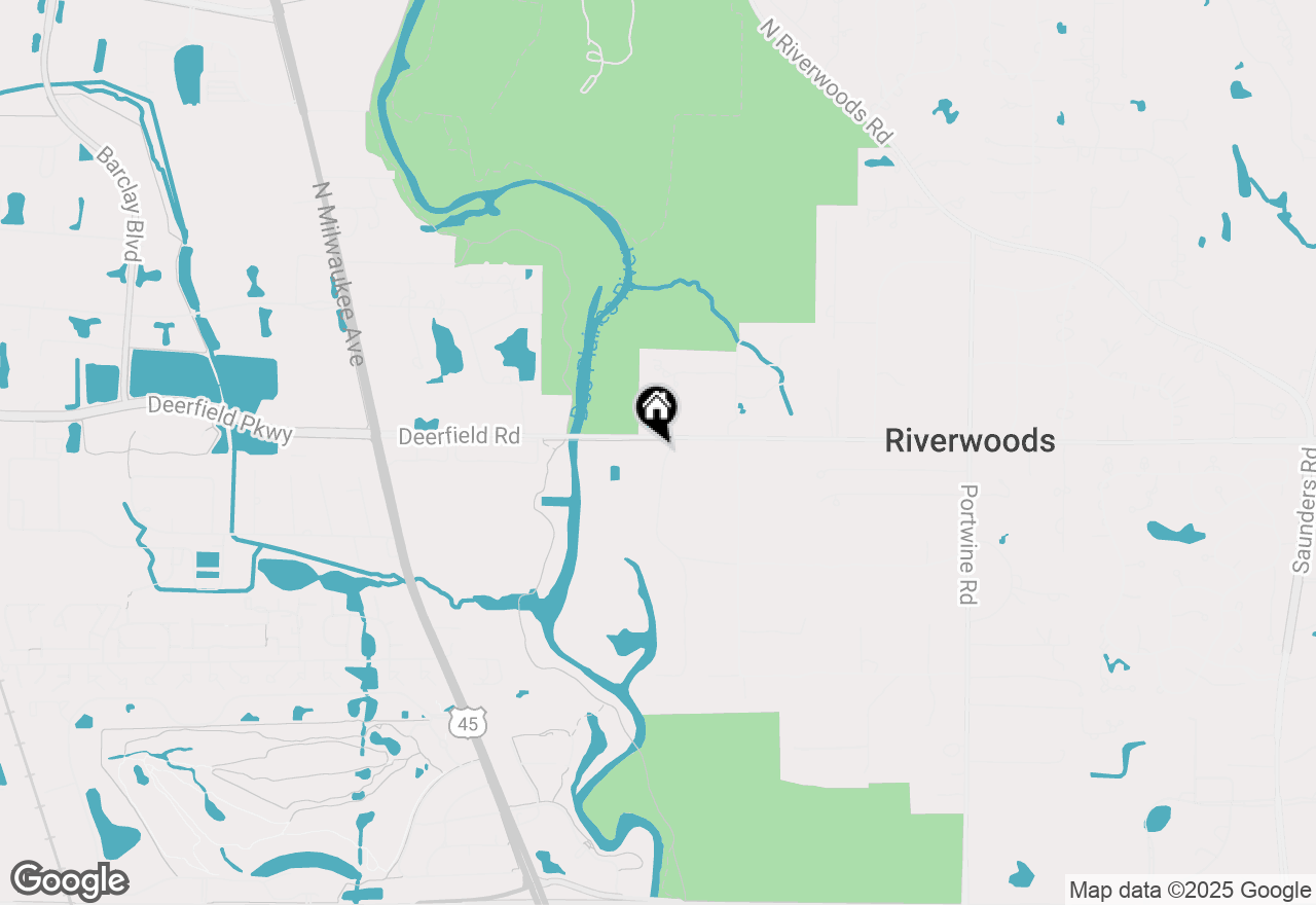 Map of 760 Thornmeadow Road, Riverwoods, IL 60015