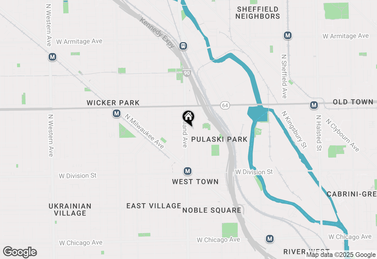 Map of 1435 N Ashland Avenue, Chicago, IL 60622