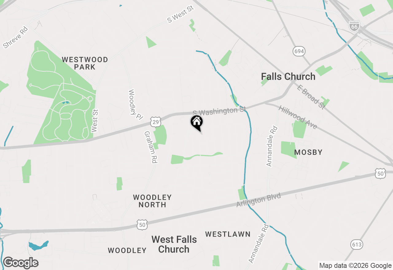 Map of 2818 Marshall Street, Falls Church, VA 22042