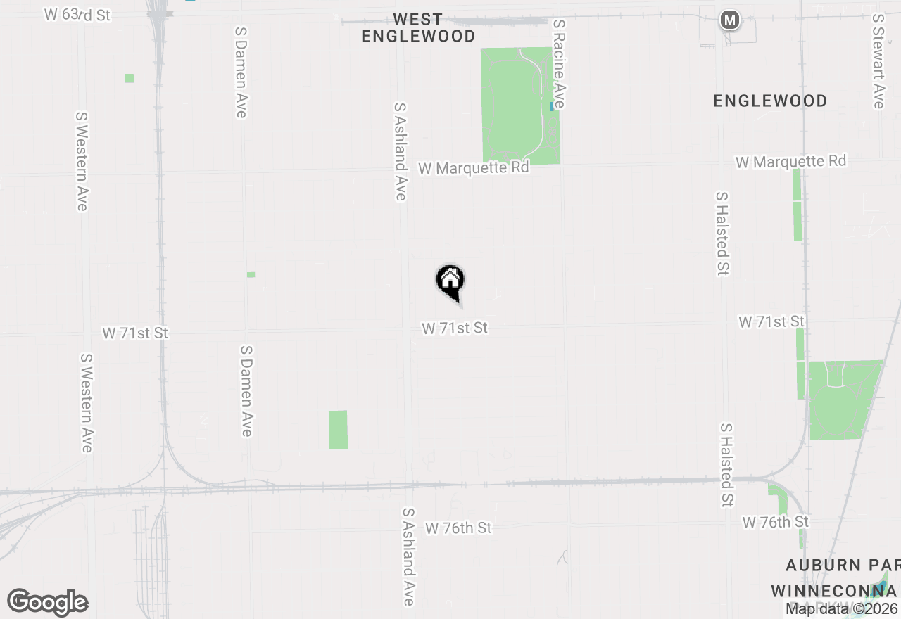 Map of 7031 S Laflin Street #1, Chicago, IL 60636