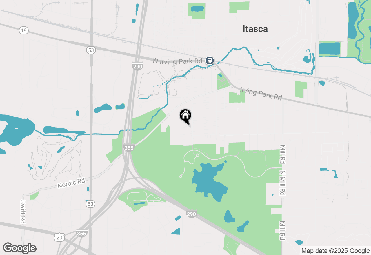 Map of 443 S Lombard Road, Itasca, IL 60143