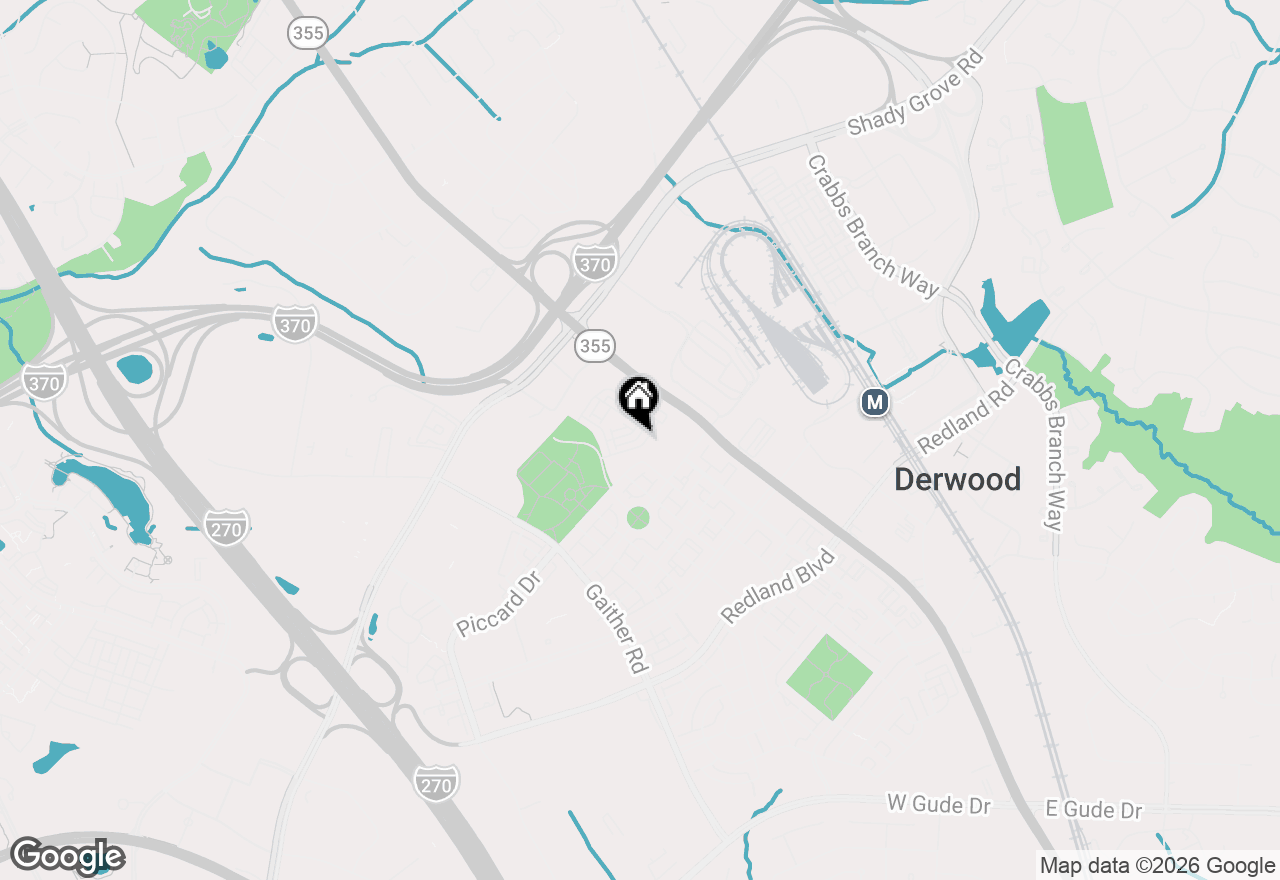 Map of 2521 Farmstead Drive #313 CLARKE, Rockville, MD 20850