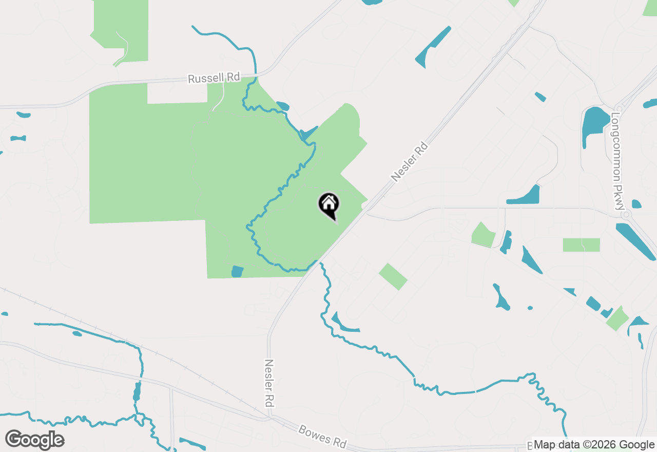 Map of 847 Cascade Falls Drive, Elgin, IL 60124