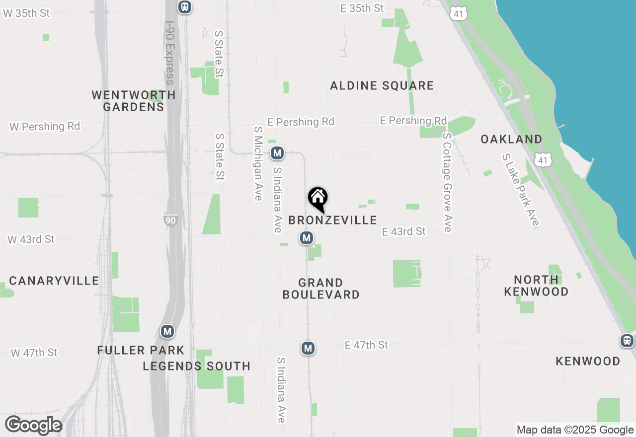 Map of 4229 S Calumet Avenue #2, Chicago, IL 60653