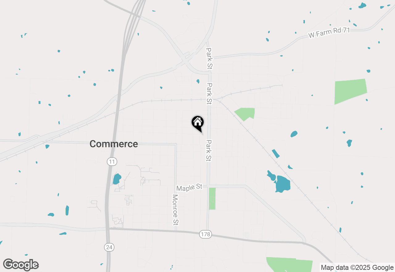 Map of 1501 Pecan Street, Commerce, TX 75428