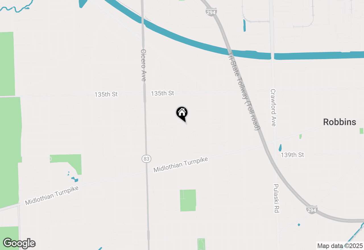 Map of 4545 137th Street, Crestwood, IL 60445