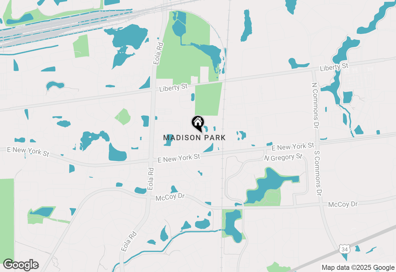 Map of 496 Belvedere Lane, Aurora, IL 60502