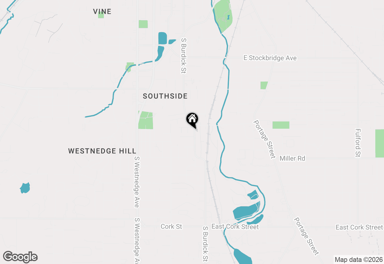 Map of 2120 S Burdick Street, Kalamazoo, MI 49001