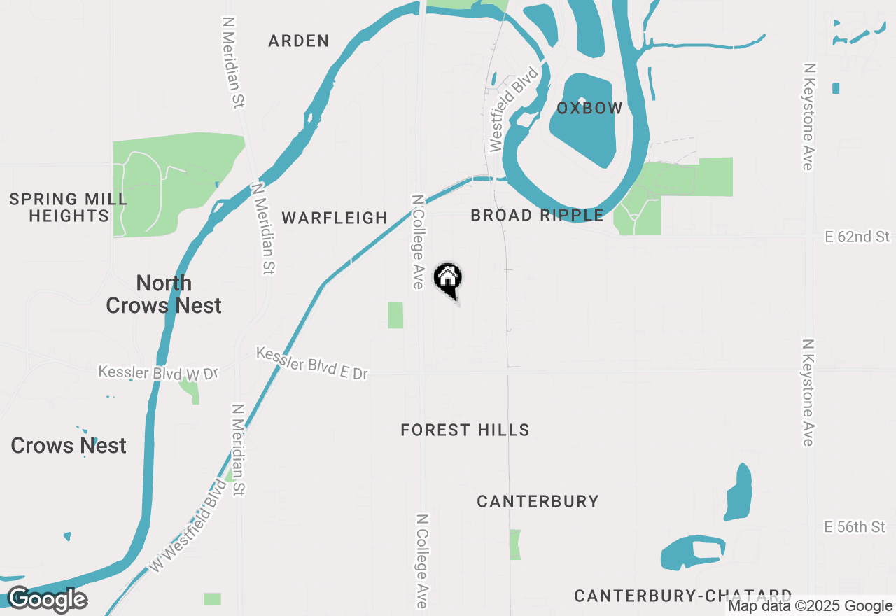 Map of 6051 Carrollton Avenue, Indianapolis, IN 46220