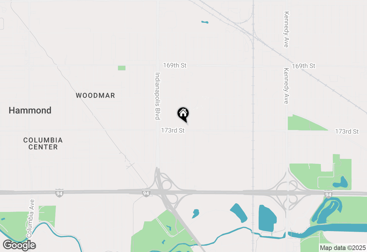 Map of 7245 Knickerbocker Parkway, Hammond, IN 46323