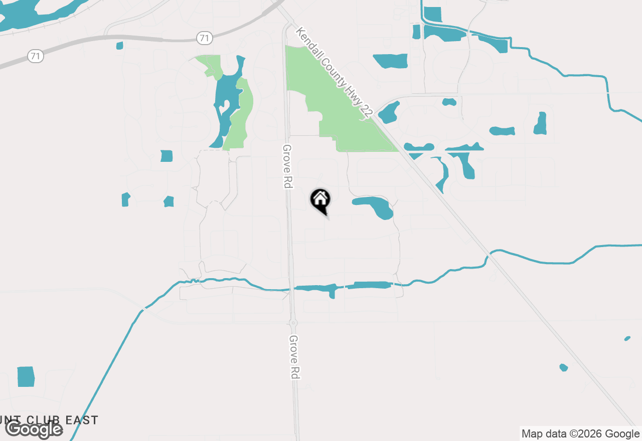 Map of 509 Marty Lane, Oswego, IL 60543