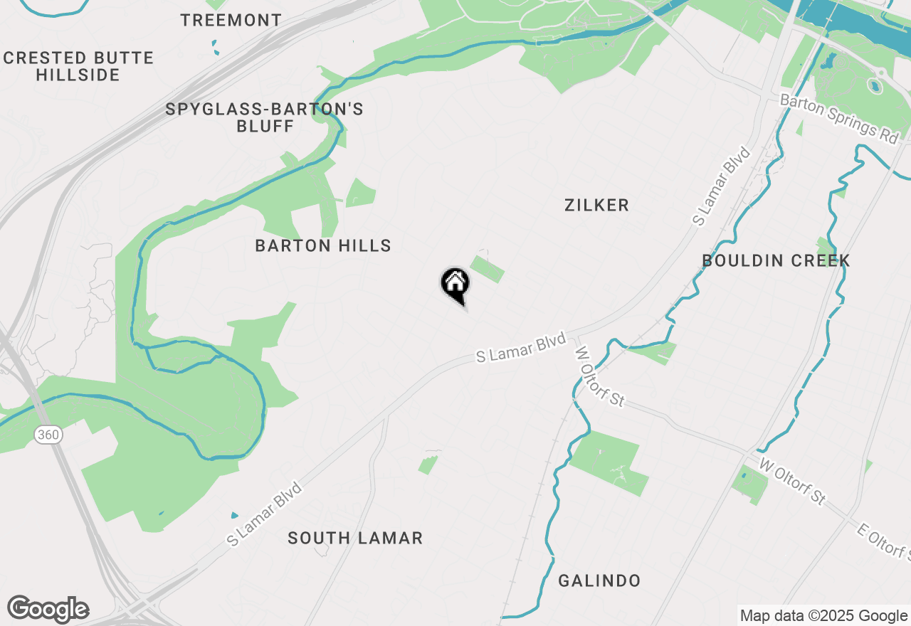 Map of 2013 Rabb Glen St, Austin, TX 78704