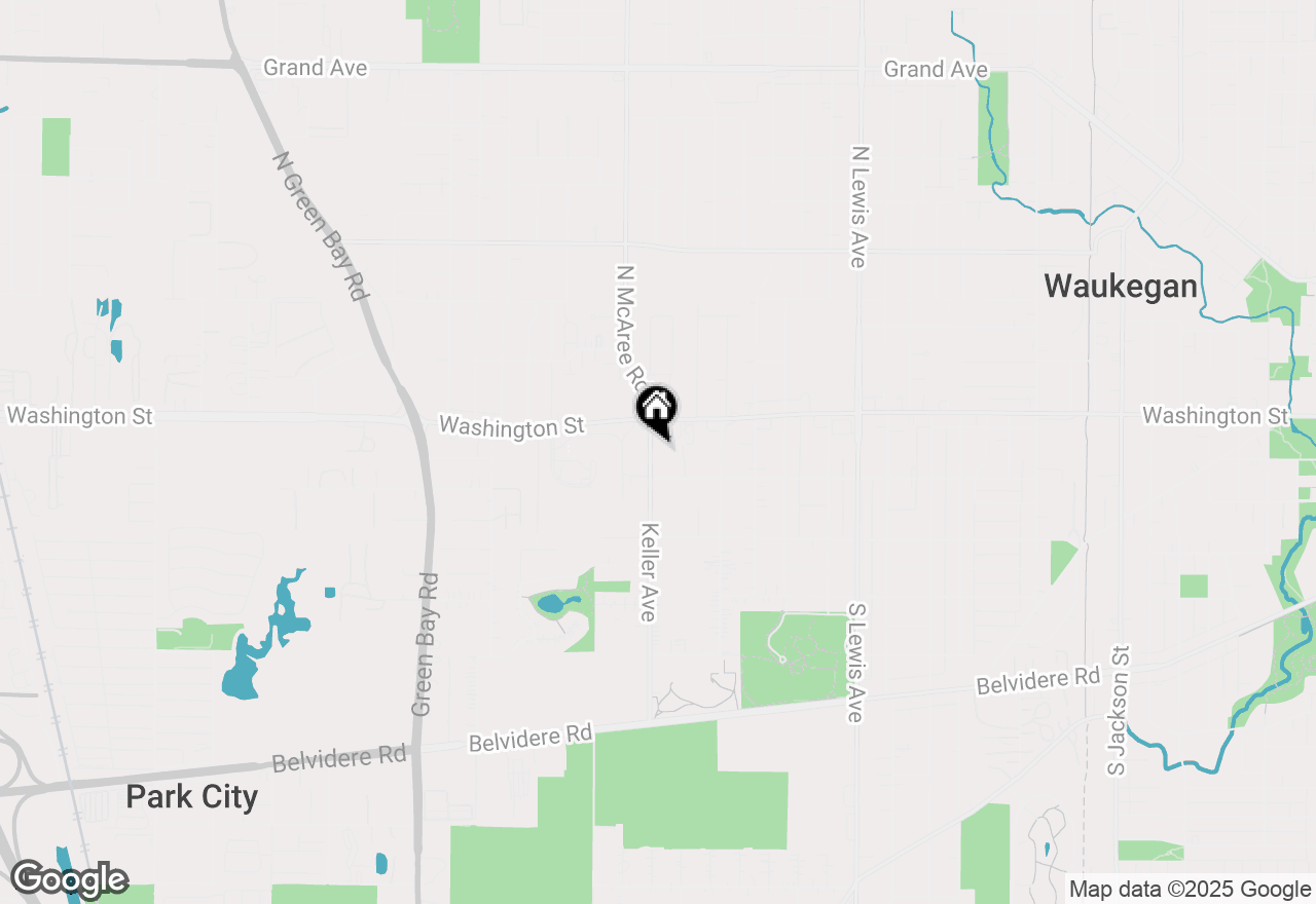 Map of 25 Keller Avenue #N, Waukegan, IL 60085