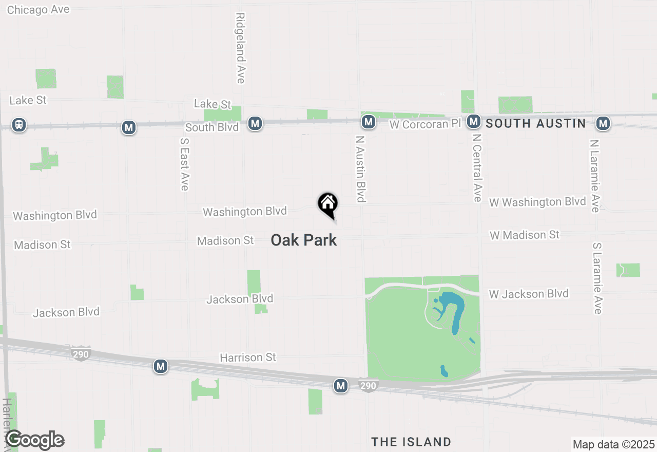 Map of 430 S Taylor Avenue, Oak Park, IL 60302