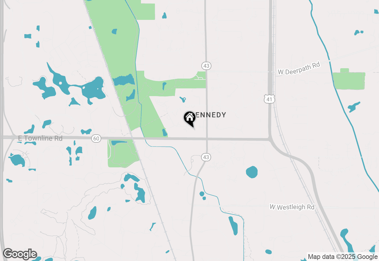 Map of 30 Rue Foret, Lake Forest, IL 60045