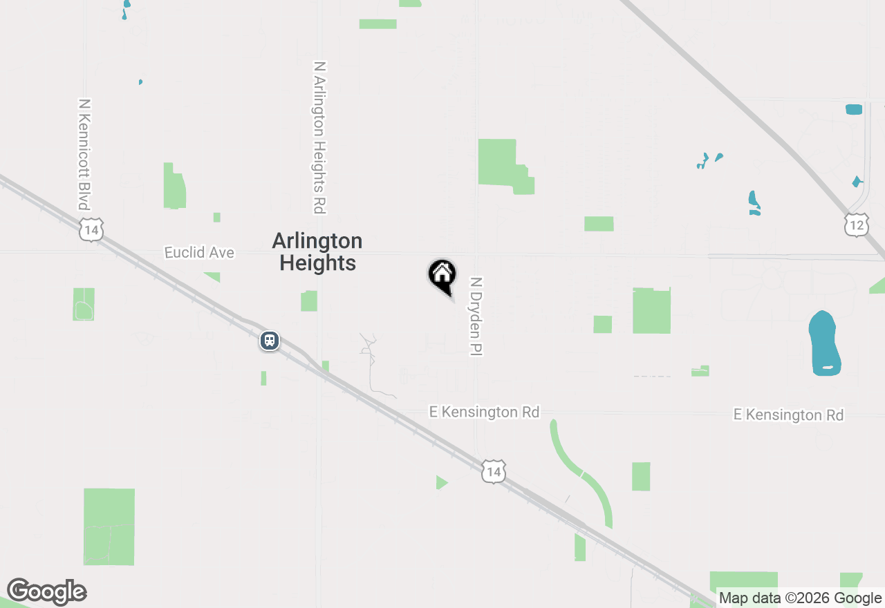Map of 311 N Beverly Lane, Arlington Heights, IL 60004
