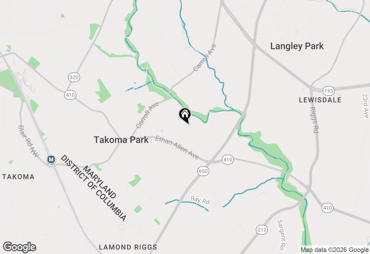Map of 711 Colby Avenue #B, Takoma Park, MD 20912