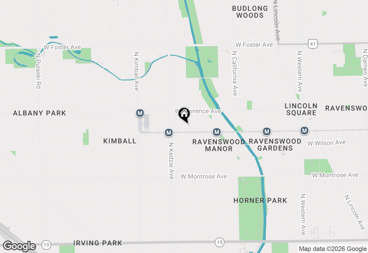 Map of 3104 W Leland Avenue #303, Chicago, IL 60625