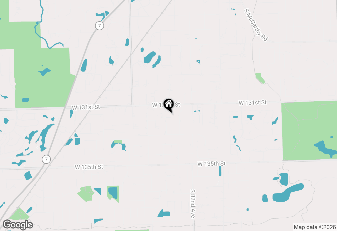 Map of 13147 Windward Trail, Orland Park, IL 60462