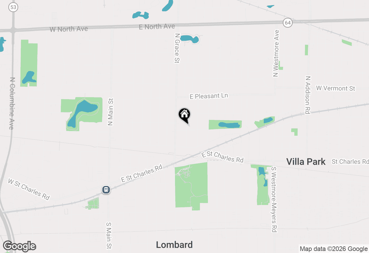 Map of 306 N La Londe Avenue, Lombard, IL 60148