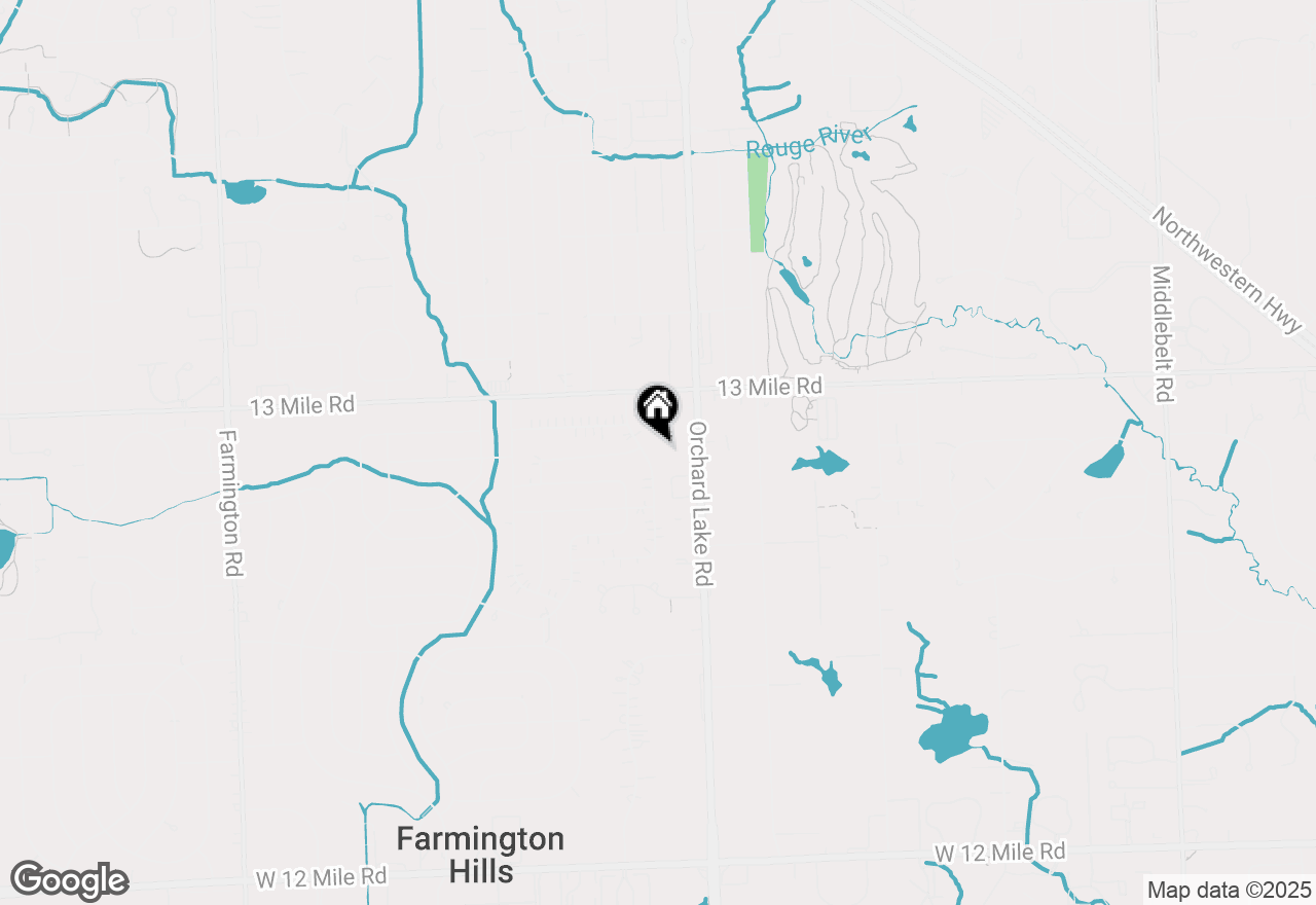 Map of 29166 Lorikay Street, Farmington Hills, MI 48334